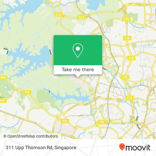 311 Upp Thomson Rd map