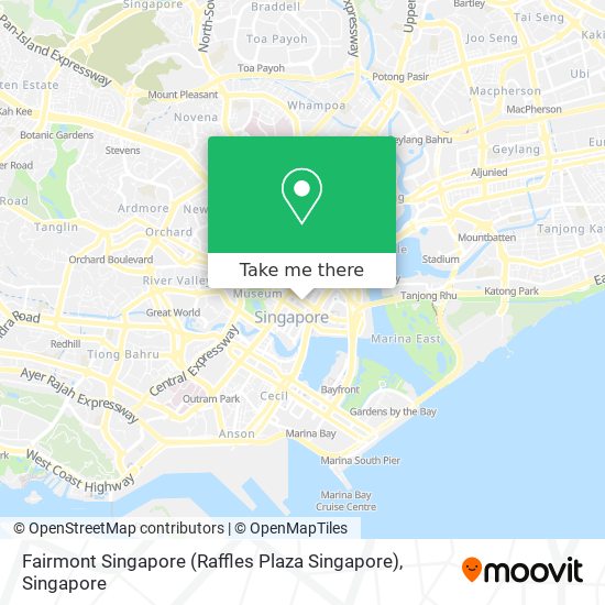 Fairmont Singapore (Raffles Plaza Singapore)地图