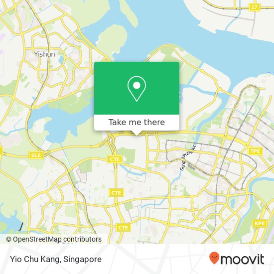 Yio Chu Kang map