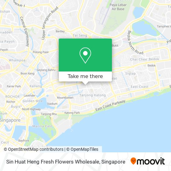 Sin Huat Heng Fresh Flowers Wholesale map