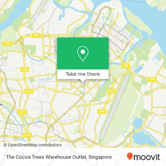 The Cocoa Trees Warehouse Outlet map