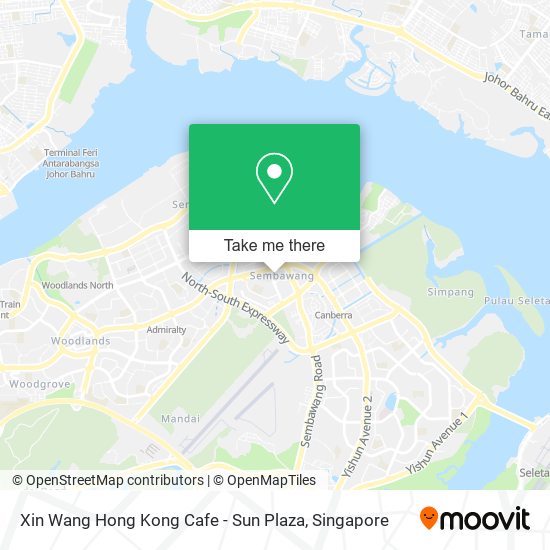 Xin Wang Hong Kong Cafe - Sun Plaza map