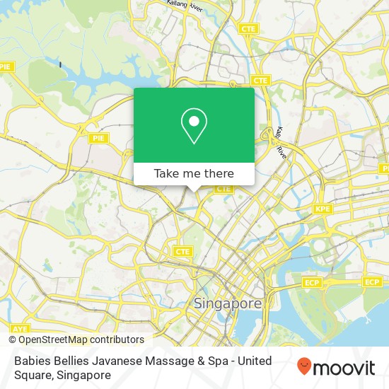 Babies Bellies Javanese Massage & Spa - United Square map