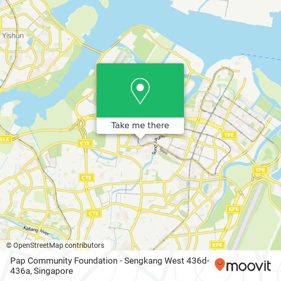 Pap Community Foundation - Sengkang West 436d-436a map