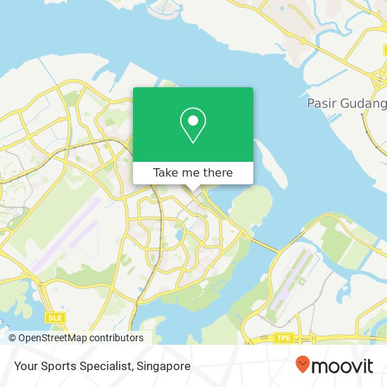 Your Sports Specialist map