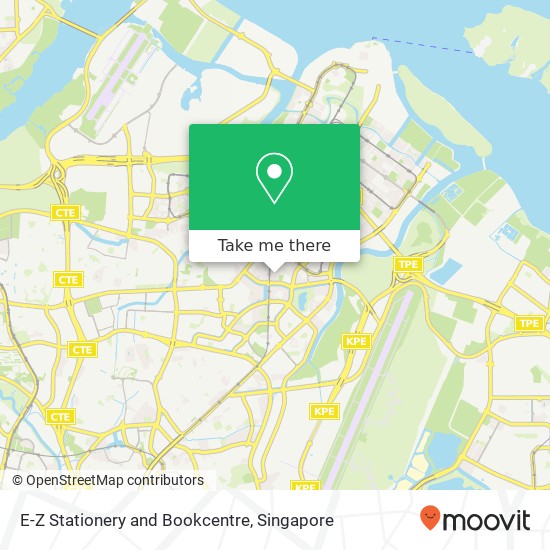 E-Z Stationery and Bookcentre map