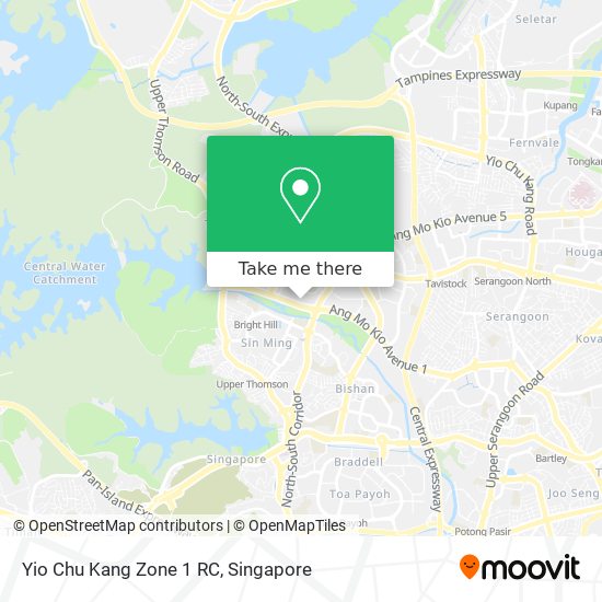 Yio Chu Kang Zone 1 RC map