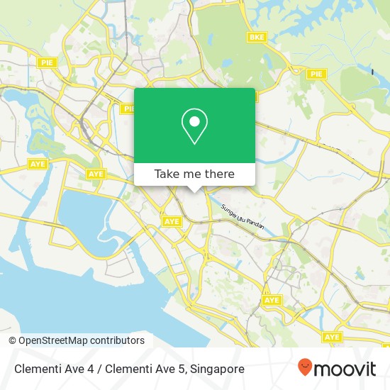 Clementi Ave 4 / Clementi Ave 5地图