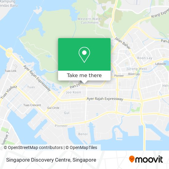 Singapore Discovery Centre map