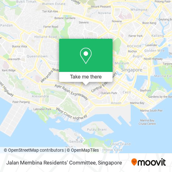 Jalan Membina Residents' Committee map