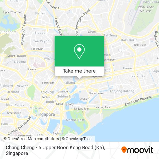 Chang Cheng - 5 Upper Boon Keng Road (K5) map
