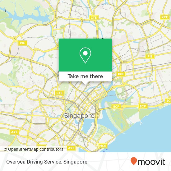 Oversea Driving Service map