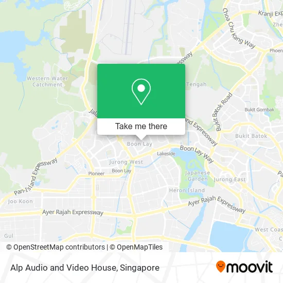 Alp Audio and Video House map