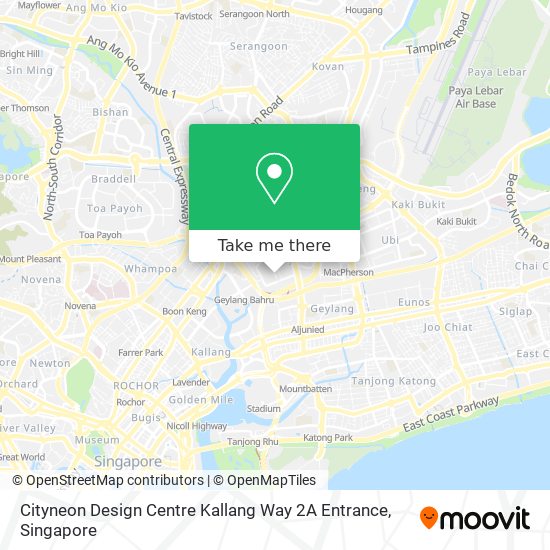 Cityneon Design Centre Kallang Way 2A Entrance地图