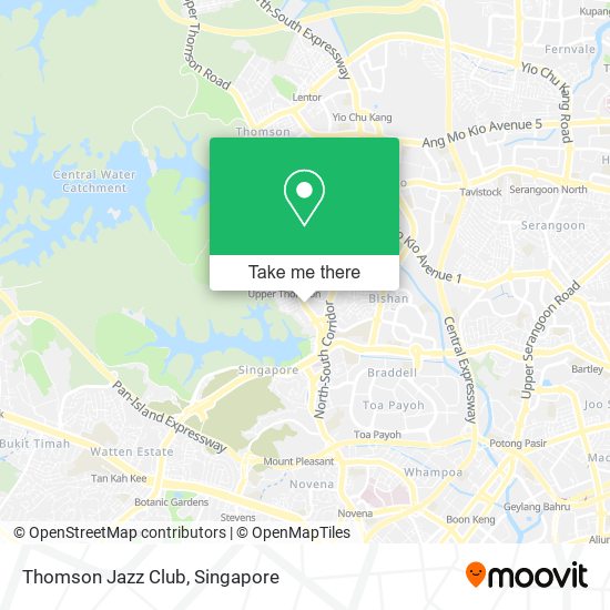 Thomson Jazz Club map