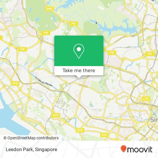 Leedon Park map