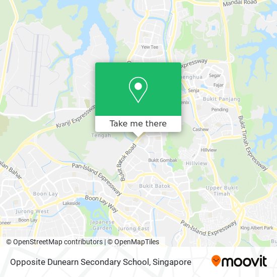 Opposite Dunearn Secondary School map