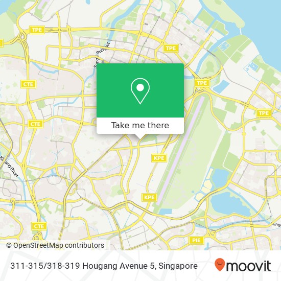311-315 / 318-319 Hougang Avenue 5 map