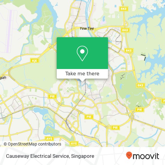 Causeway Electrical Service map