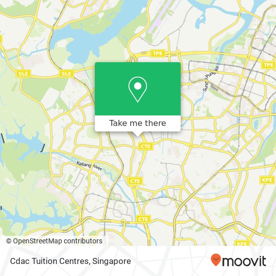 Cdac Tuition Centres map