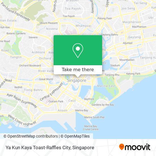 Ya Kun Kaya Toast-Raffles City地图