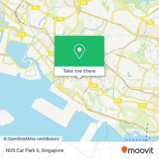 NUS Car Park 6 map