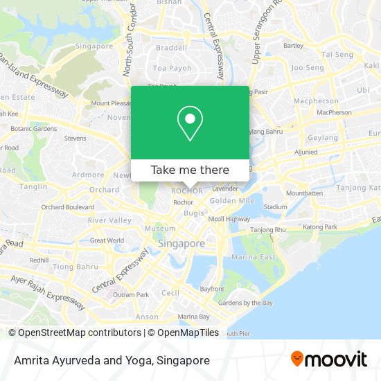 Amrita Ayurveda and Yoga map