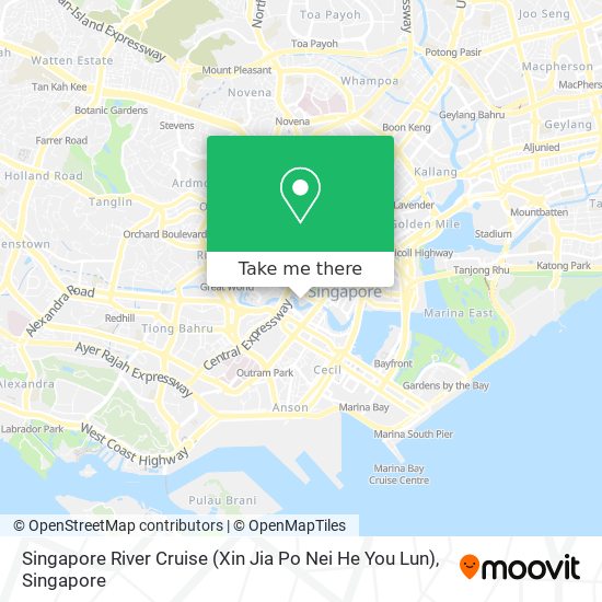 Singapore River Cruise (Xin Jia Po Nei He You Lun) map