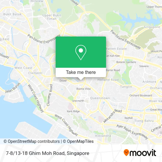 7-8/13-18 Ghim Moh Road map