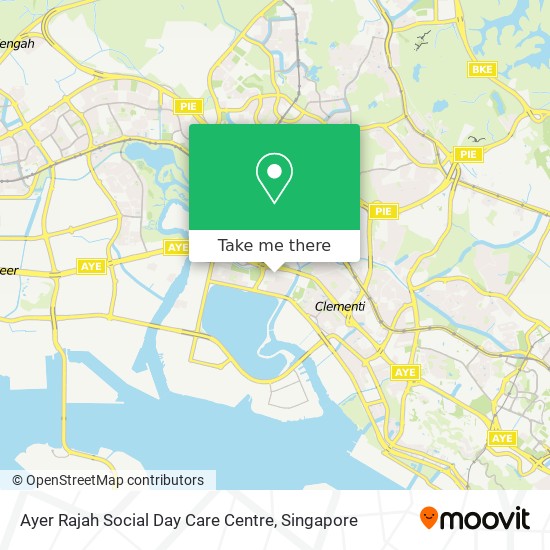 Ayer Rajah Social Day Care Centre地图