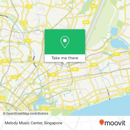 Melody Music Center map