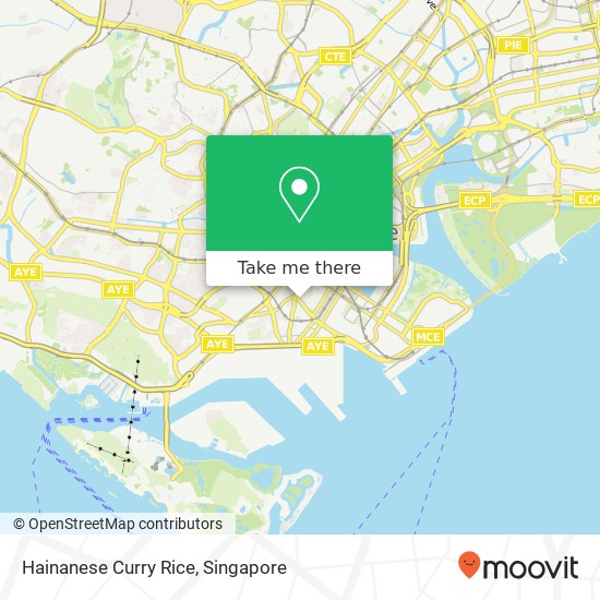 Hainanese Curry Rice map