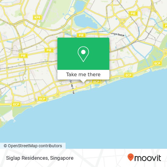 Siglap Residences map