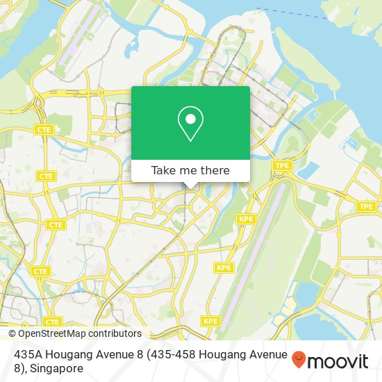 435A Hougang Avenue 8 (435-458 Hougang Avenue 8)地图