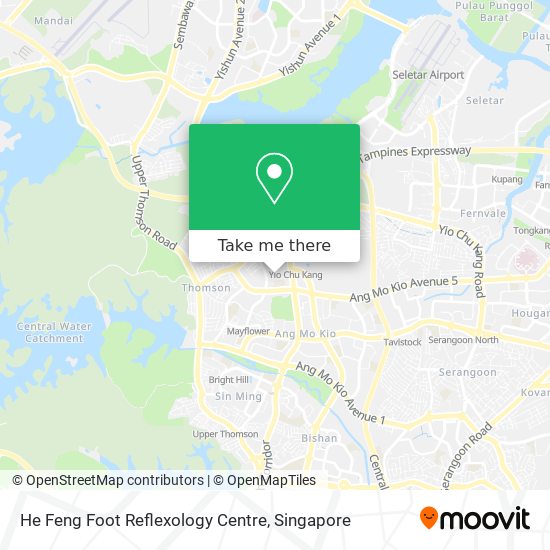 He Feng Foot Reflexology Centre map