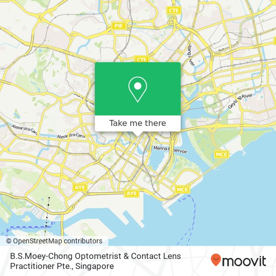 B.S.Moey-Chong Optometrist & Contact Lens Practitioner Pte. map