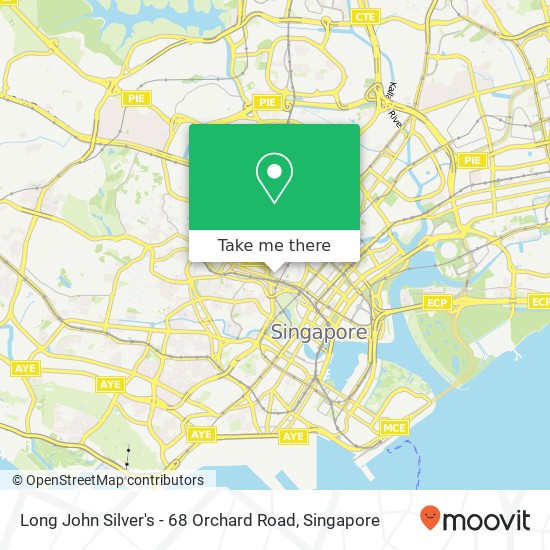 Long John Silver's - 68 Orchard Road map