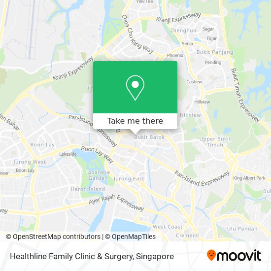 Healthline Family Clinic & Surgery map