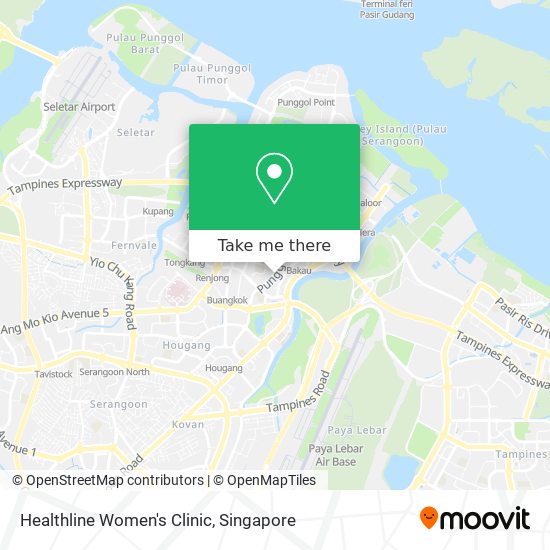 Healthline Women's Clinic map