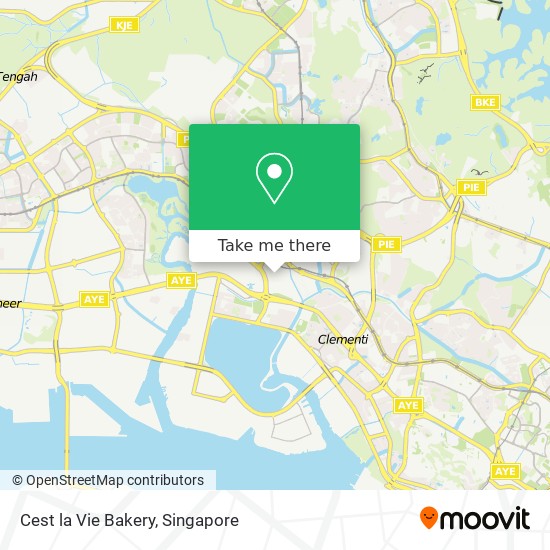 Cest la Vie Bakery map