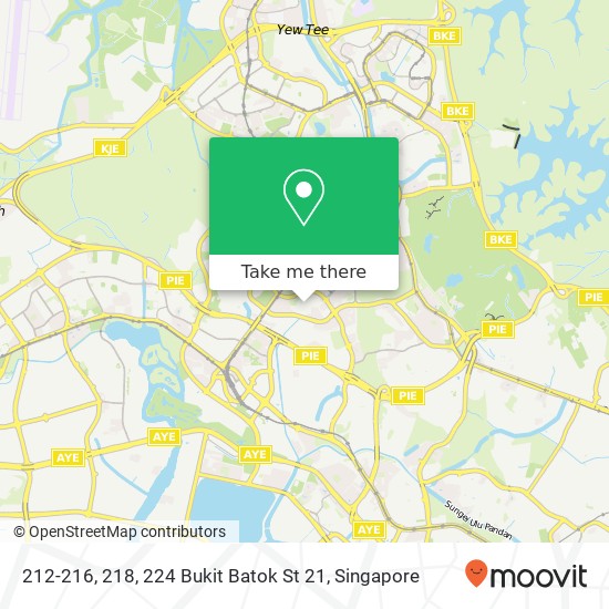 212-216, 218, 224 Bukit Batok St 21 map