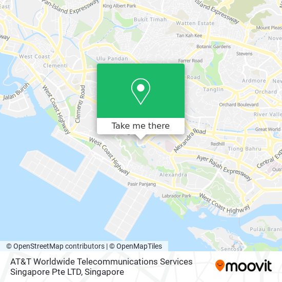 AT&T Worldwide Telecommunications Services Singapore Pte LTD地图