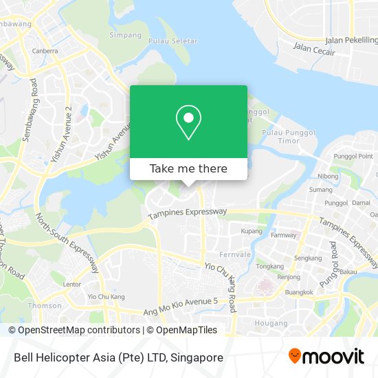 Bell Helicopter Asia (Pte) LTD map