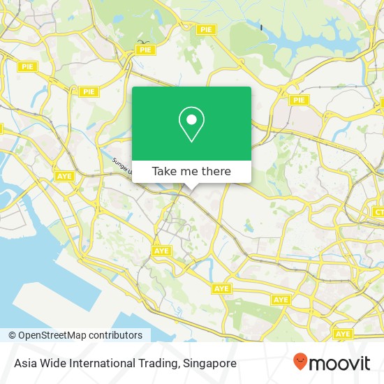Asia Wide International Trading map