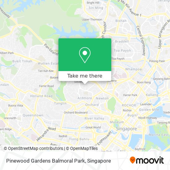 Pinewood Gardens Balmoral Park地图