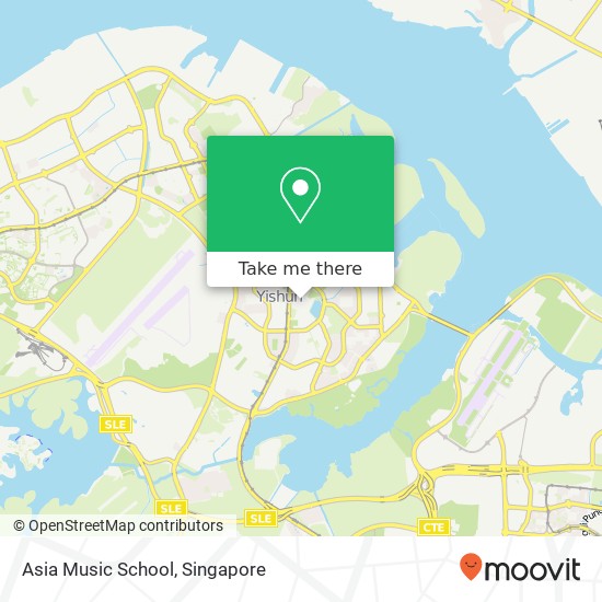 Asia Music School map