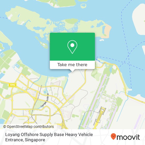 Loyang Offshore Supply Base Heavy Vehicle Entrance地图