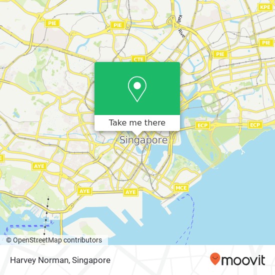 Harvey Norman map