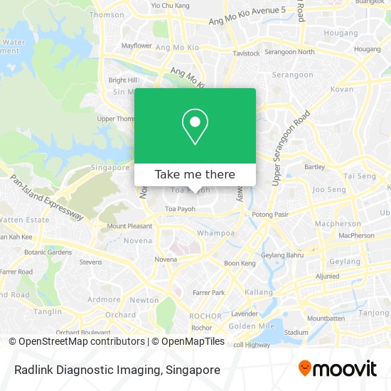 Radlink Diagnostic Imaging map