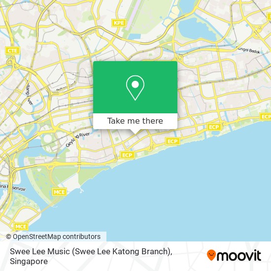 Swee Lee Music (Swee Lee Katong Branch) map
